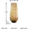 image:imageSignature Design by Ashley Rhettman 155 Contemporary Amber Glass Vase788 W x 788 D x 18 H