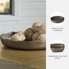 image:imageSignature Design by Ashley Round Decorative Tray 205 in Champagne Gold