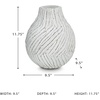 image:imageSignature Design by Ashley Round Terra Cotta Vase Distressed WhiteWhite