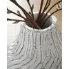 image:imageSignature Design by Ashley Round Terra Cotta Vase Distressed WhiteWhite