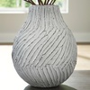 image:imageSignature Design by Ashley Round Terra Cotta Vase Distressed WhiteWhite