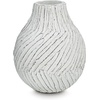 image:imageSignature Design by Ashley Round Terra Cotta Vase Distressed WhiteWhite