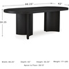 image:imageSignature Design by Ashley Rowanbeck Minimalist Dining Table for 8 People Black