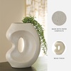 image:imageSignature Design by Ashley Sculptural Tall Beige VaseBeige