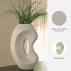 image:imageSignature Design by Ashley Sculptural Tall Beige VaseBeige