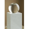 image:imageSignature Design by Ashley Sellner Sculpture Clear Crystal and White Marble Sculpture Minimalist Modern Accent for Contemporary Shelves Consoles and Tabletops 5 W x 5 D x 1225 H5 W x 5 D x 1225 H