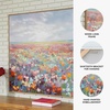 image:imageSignature Design by Ashley Sethford Classic Hand Painted Flower Wall Art 48 x 48 Inches Blue amp Orange