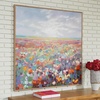 image:imageSignature Design by Ashley Sethford Classic Hand Painted Flower Wall Art 48 x 48 Inches Blue amp Orange