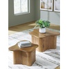 image:imageSignature Design by Ashley Solid Mango Wood Nesting Coffee Table Set of 2