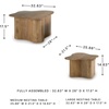 image:imageSignature Design by Ashley Solid Mango Wood Nesting Coffee Table Set of 2