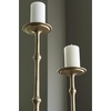 image:imageSignature Design by Ashley Tall Antique Brass Pillar Candle Holder Set