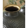 image:imageSignature Design by Ashley Tall Hammered Metal Flower Vase PewterGold