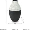 image:imageSignature Design by Ashley Tall Large Decorative Vase Black and WhiteAntique White  Black