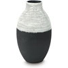 image:imageSignature Design by Ashley Tall Large Decorative Vase Black and WhiteAntique White  Black