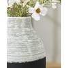 image:imageSignature Design by Ashley Tall Large Decorative Vase Black and WhiteAntique White  Black