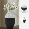 image:imageSignature Design by Ashley Tall Large Decorative Vase Black and WhiteAntique White  Black