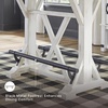 image:imageSignature Design by Ashley Valebeck 1Piece Dining Table Farmhouse TrestleCounter Rectangular