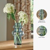 image:imageSignature Design by Ashley Vallmen Minimalist Watertight Glass 10 Vase Light BlueTransparent Blue