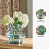 image:imageSignature Design by Ashley Vallmen Minimalist Watertight Glass 10 Vase Light BlueTransparent Blue