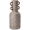 image:imageSignature Design by Ashley Wellbridge Traditional Indoor Abstract Terra Cotta Tabletop Vase with Handle White amp Light Brown