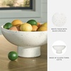 image:imageSignature Design by Ashley White Speckled Terra Cotta Centerpiece Bowl