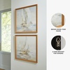 image:imageSignature Design by Ashley Winbrook Coastal Hand Painted Wall Art Set 30 x 30 Inches Set of 2 Beige amp Light Gray