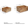image:imageSignature Design by Ashley Wood Mosaic Decorative Box Set of 2 with LidsBrown