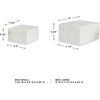 image:imageSignature Design by Ashley Wood Mosaic Decorative Box Set of 2 with LidsCream