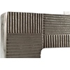 image:imageSignature Design by Ashley Wrengrove Vase Cast Aluminum Vase with Antiqued NickelTone Finish Sculptural Geometric Design for Faux and Dried Florals 988 W x 313 D x 2113 H1775 W x 313 D x 16 H