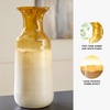 image:imageSignature Design by Ashley Wynburg Vase Enamel Glass Vase with HandPainted Ombre Finish for Faux and Dried Floral Arrangements 825 W x 825 D x 1888 H825 W x 825 D x 19 H