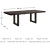 image:imageSignature Design by Ashley Yingden 1Piece Extendable Dining Table BrownBrown