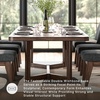 image:imageSignature Design by Ashley Yingden 1Piece Extendable Dining Table BrownDark Brown