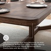 image:imageSignature Design by Ashley Yingden 1Piece Extendable Dining Table BrownDark Brown