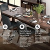 image:imageSignature Design by Ashley Yingden 1Piece Extendable Dining Table BrownDark Brown