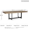 image:imageSignature Design by Ashley Yingden 1Piece Extendable Dining Table BrownLight Brown  Black