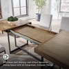 image:imageSignature Design by Ashley Yingden 1Piece Extendable Dining Table BrownLight Brown  Black