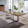 image:imageSignature Design by Ashley Yingden 1Piece Extendable Dining Table BrownLight Brown  Black