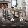 image:imageSignature Design by Ashley Yingden 1Piece Extendable Dining Table BrownLight Brown  Black