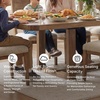 image:imageSignature Design by Ashley Yingden 1Piece Extendable Dining Table BrownLight Brown