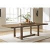 image:imageSignature Design by Ashley Yingden 1Piece Extendable Dining Table BrownLight Brown