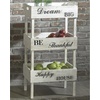 image:imageSignature Design by Ashley Yulton Farmhouse Shelf with Storage Trays Antique White