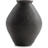 image:imageSignature Design by Ashley 12 Inch Rustic Ceramic Vase Distressed WhiteDark Brown