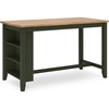 image:imageSignature Design by Ashley 1Piece Counter Height Dining Table 60InchLight Brown  Green
