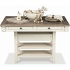 image:imageSignature Design by Ashley 1Piece Counter Height Dining Table with StorageWhitewash