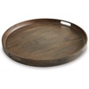 image:imageSignature Design by Ashley 24 Inch Gray Brown Round Wood Tray