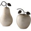 image:imageSignature Design by Ashley Apple Pear Sculpture Set Antique White DecorApple  Pear