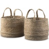 image:imageSignature Design by Ashley Brayton Jute Basket Set of 2 with HandlesLight Brown
