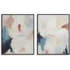 image:imageSignature Design by Ashley Caldish Contemporary Rectangular Handpainted Wall Art Set 24 x 30 Inches Set of 2 Blue amp White