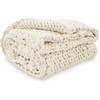 image:imageSignature Design by Ashley Chaddon Black Chunky Knit Throw BlanketBeige