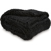 image:imageSignature Design by Ashley Chaddon Black Chunky Knit Throw BlanketBlack
